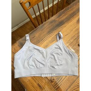 Knix White Good To Go Unpadded Non Wire Stretch Seamless Bra Size XXXL